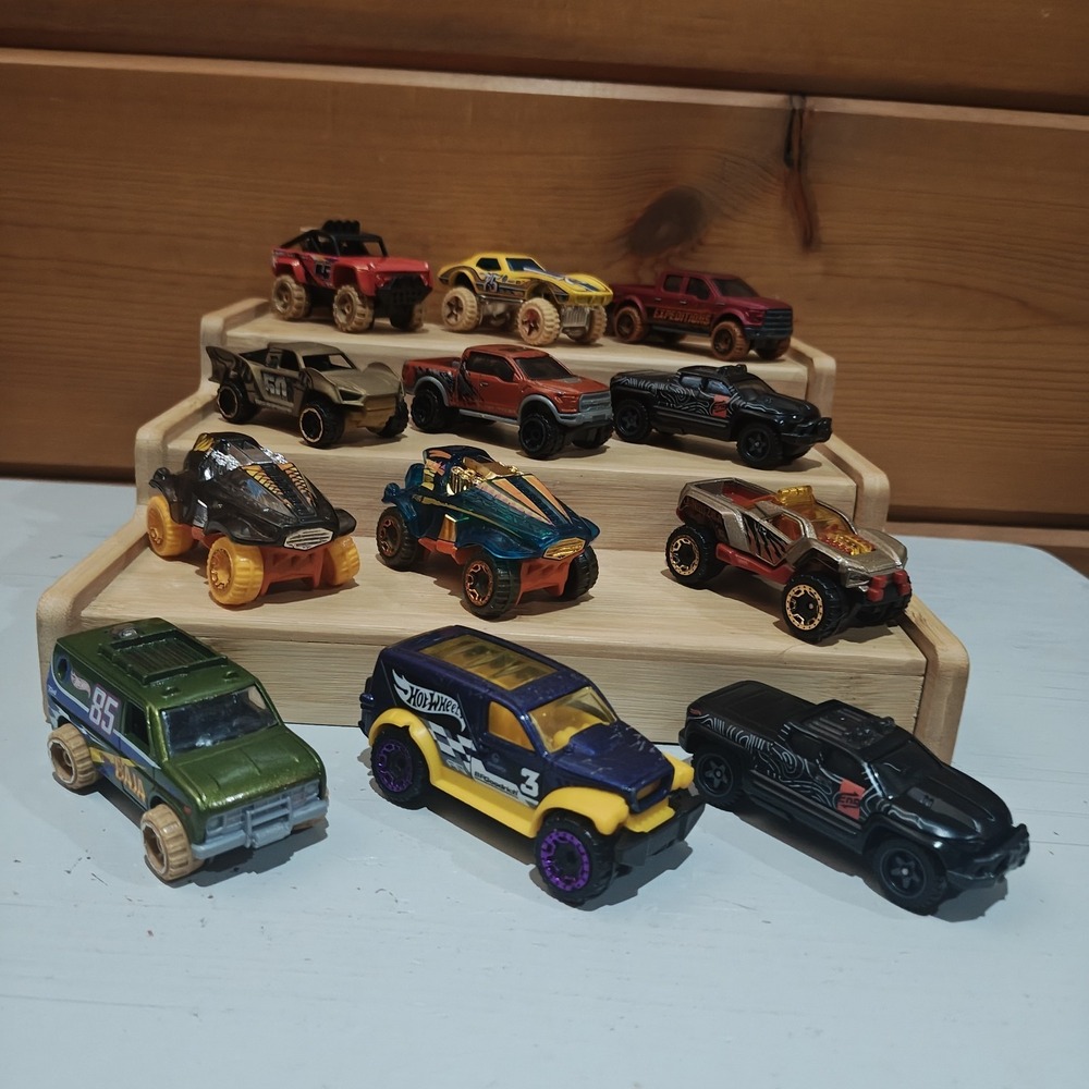 12 Piece Hot Wheel Big Wheel 1:64 Scale 90s-2010 Ford F-150 Beat All Stingray